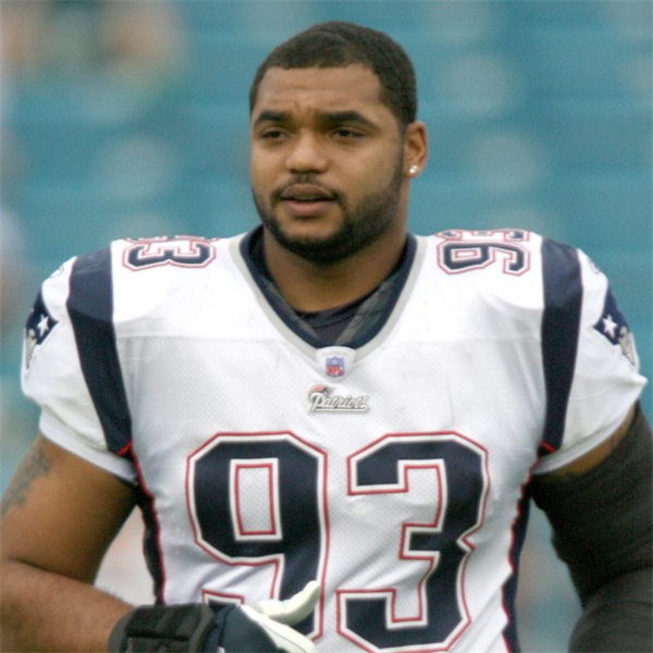  Men's New England Patriots #93 Richard Seymour White Mitchell & Ness 2003 Legacy Throwback Jersey 