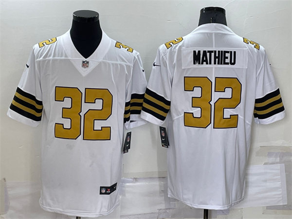  Men's New Orleans Saints #32 Tyrann Mathieu Nike White Color Rush Legend Player Jersey 
