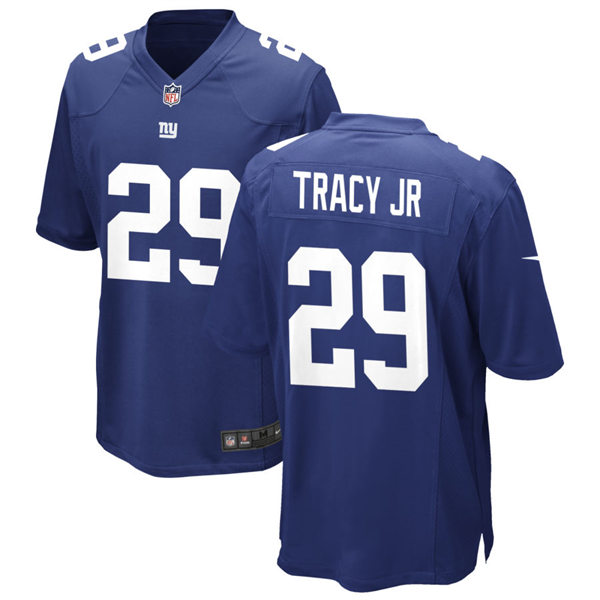  Men's New York Giants #29 Tyrone Tracy Jr. Nike Royal Team Color Vapor Untouchable Limited Jersey 