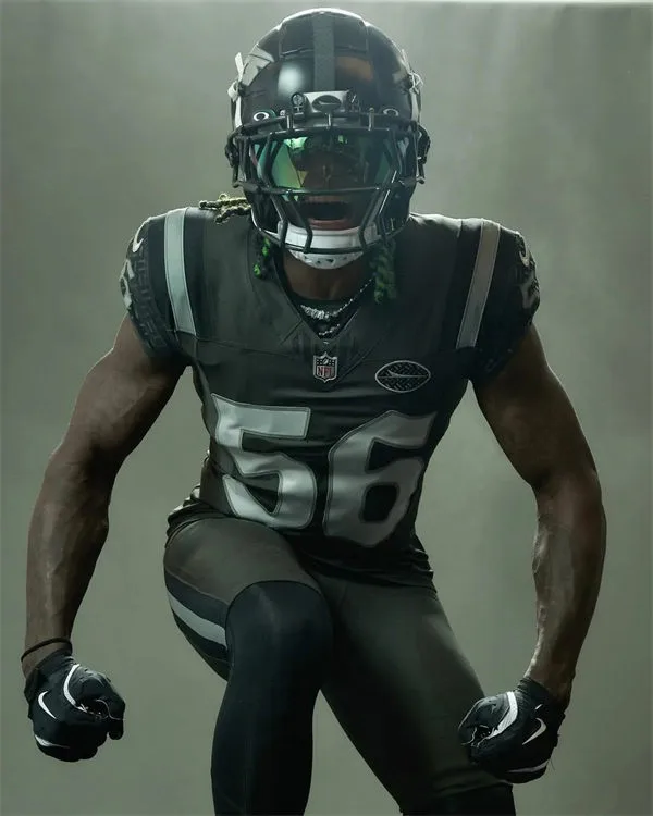  Men's New York Jets #56 Quincy Williams Gotham Green 2025 Rivalries Collection Limited Jersey 