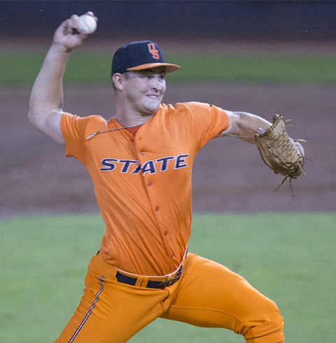  Men's Oklahoma State Cowboys Custom Nike 2020 Orange State Baseball Jersey 