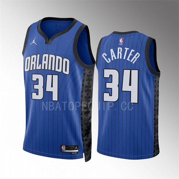  Men's Orlando Magic #34 Wendell Carter Jr. 2022-23 Blue Statement Edition Swingman Jersey 