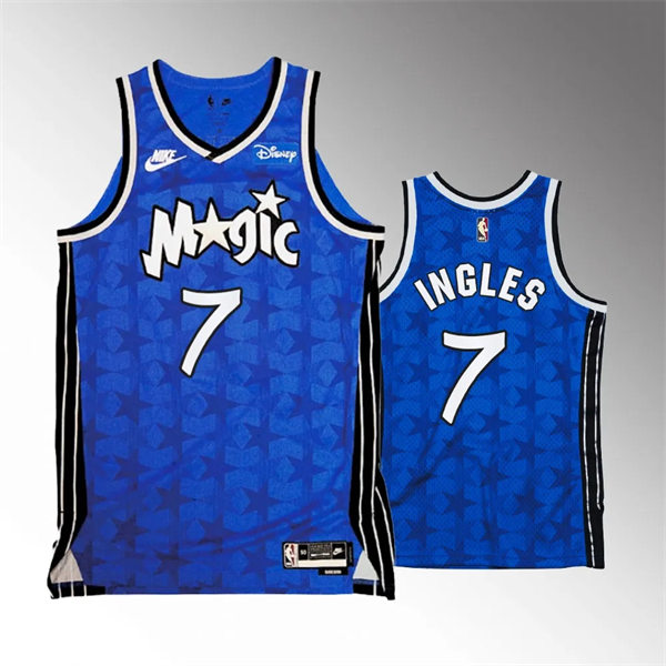  Men's Orlando Magic #7 Joe Ingles 2023-24 Classic Edition Jersey - Blue 