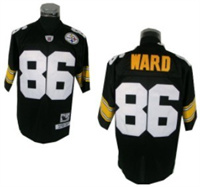  Men's Pittsburgh Steelers #86 Hines Ward Black Throwback Jersey 