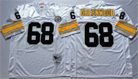  Men's Pittsburgh Steelers 1979 #68 L.C. Greenwoo Mitchell & Ness Throwback Football Jersey 