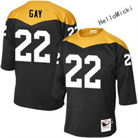  Men's Pittsburgh Steelers Current Players #22 william gay Throwback VINTAGE 1967 Football jersey 