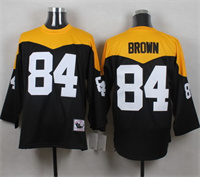  Men's Pittsburgh Steelers Current Players #84 antonio brown Black Throwback VINTAGE 1967 Football jersey 