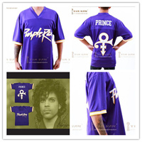  Men's Prince Tribute Minnesota Purple Football Jersey with Patches 