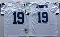  Men's San Diego Chargers #19 Lance Alworth Mitchell & Ness White Throwback Football Jersey 