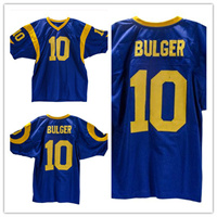  Men's St.Louis Rams #10 Marc Bulger Royal Mitchell & Ness Throwback Vintage Football Jersey 