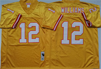  Men's Tampa Bay Buccaneers #12 Doug Williams Mitchell & Ness Orange Retired Player Football Jersey 