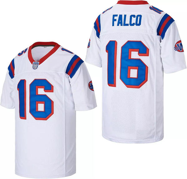  Men's The Movie The Replacements Washington Sentinels #16 Shane Falco White Football Jersey 