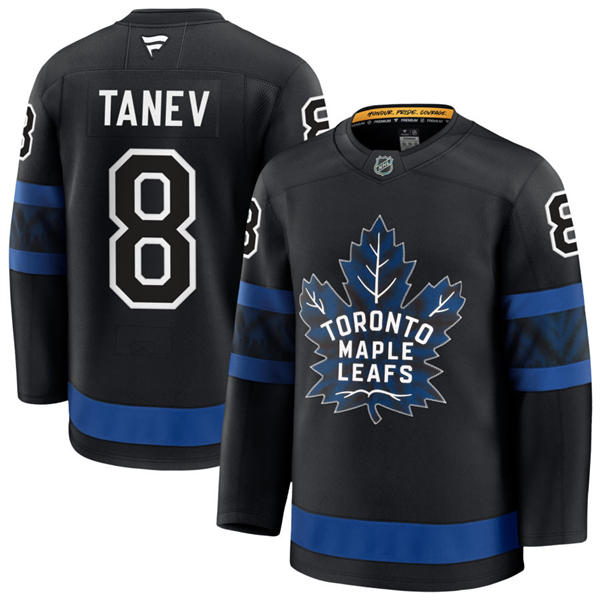  Men's Toronto Maple Leafs #8 Christopher Tanev Fanatics Black Alternate Reversible Next Gen Jersey 