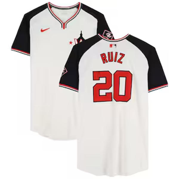  Men's Washington Nationals #20 Keibert Ruiz Nike Pullover Limited Jersey 