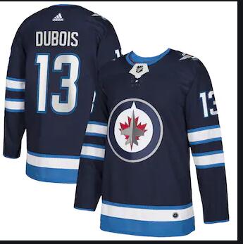  Men's Winnipeg Jets #13 Pierre-Luc Dubois adidas Navy Home Jersey 