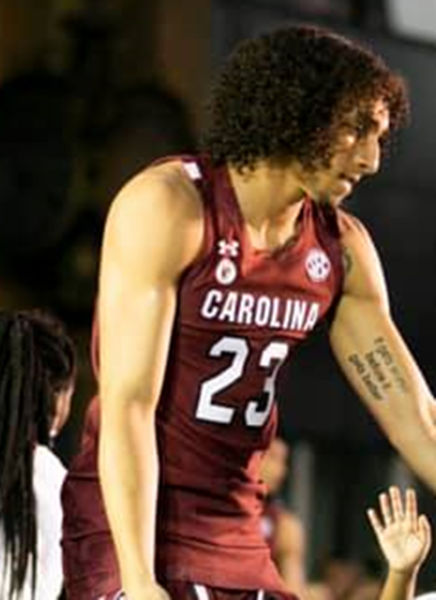  Men's Youth South Carolina Gamecocks #23 GG Jackson College basketball Game Jersey Garnet  