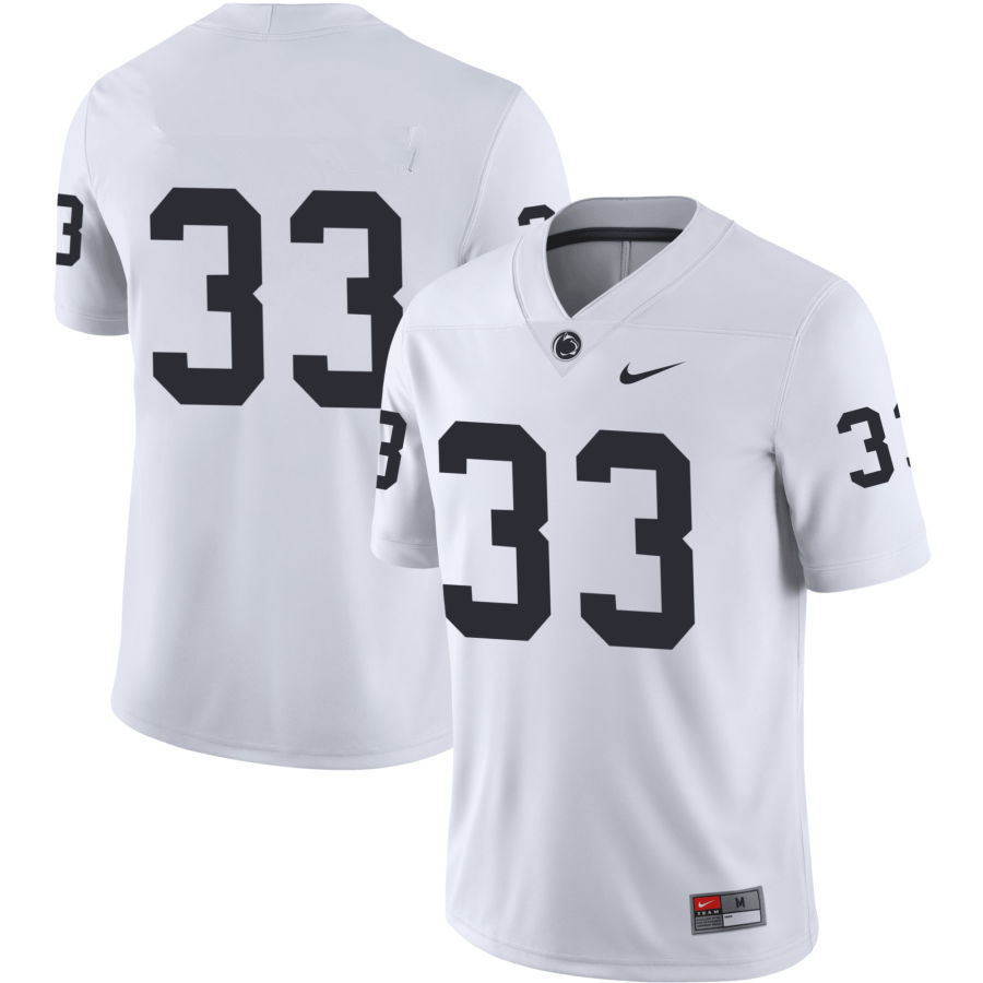  Men Youth Penn State Nittany Lions #33 Dani Dennis-Sutton Nike White College Game Football Jersey 