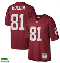  Mens Arizona Cardinals #81 Anquan Boldin Mitchell&Ness Cardinal 2003 Legacy Stitched Throwback Jersey 