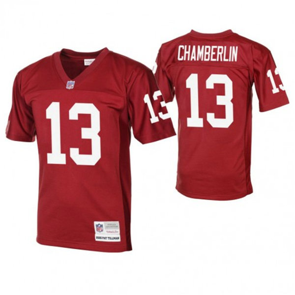  Mens Arizona Cardinals Retired Player #13 Guy Chamberlin Mitchell&Ness Cardinal Legacy Stitched Throwback Jersey 