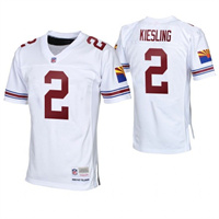  Mens Arizona Cardinals Retired Player #2 Walt Kiesling Mitchell&Ness White Legacy Stitched Throwback Jersey 