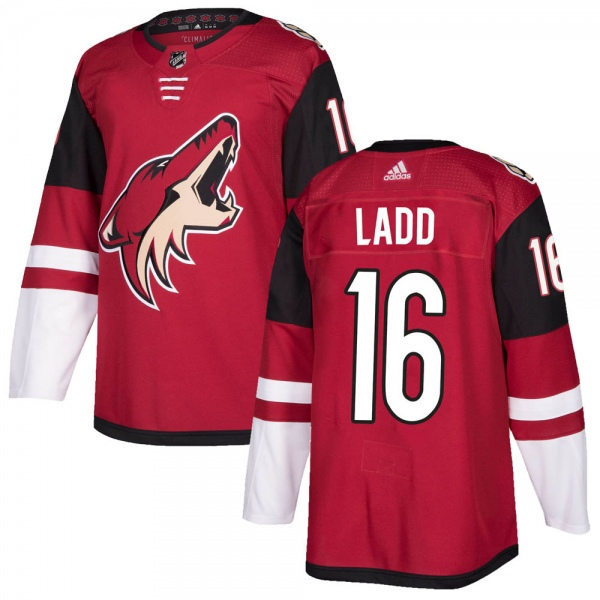  Mens Arizona Coyotes #16 Andrew Ladd Adidas Home Maroon Jersey 