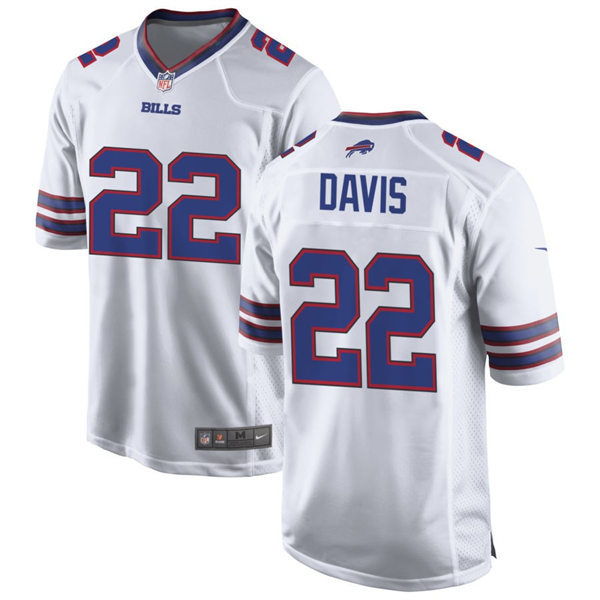  Mens Buffalo Bills #22 Ray Davis Nike White  Vapor F.U.S.E. Limited Jersey(3) 