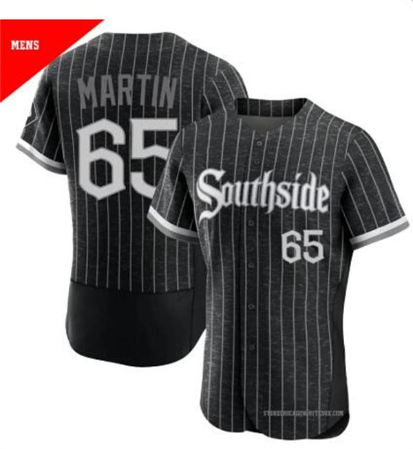  Mens Chicago White Sox #65 Davis Martin Nike Black City Connect Limited Jersey 