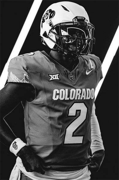  Mens Colorado Buffaloes #2 Shedeur Sanders 2024 Gray White XII Football Game Jersey 