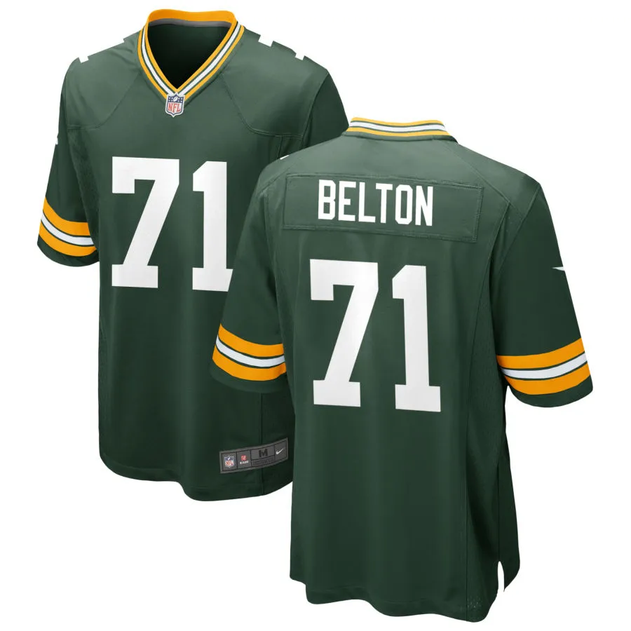  Mens Green Bay Packers #71 Anthony Belton Nike Green F.U.S.E. Vapor Limited Jersey 