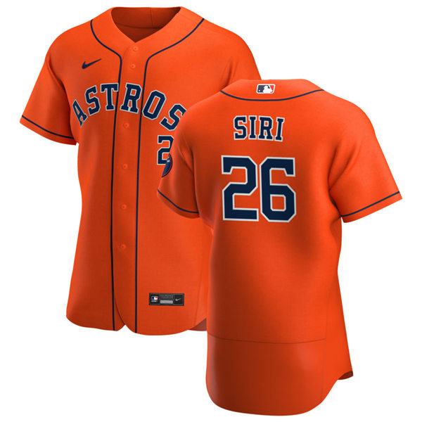  Mens Houston Astros #26 Jose Siri Nike Orange Alternate Flexbase Jersey 