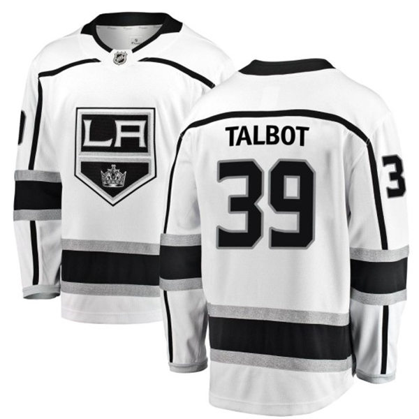  Mens Los Angeles Kings #39 Cam Talbot  Adidas White Away Player Jersey 