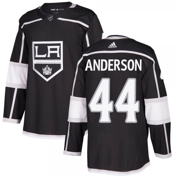  Mens Los Angeles Kings #44 Mikey Anderson adidas Black Home Premier Player Jersey 