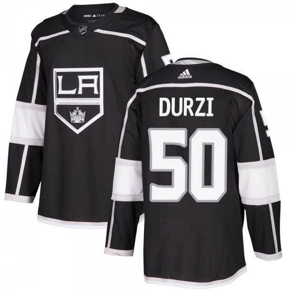  Mens Los Angeles Kings #50 Sean Durzi adidas Black Home Premier Player Jersey 