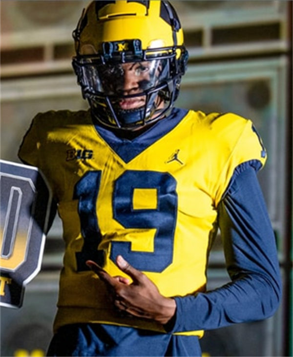  Mens Michigan Wolverines #19 Bryce Underwood F.U.S.E. Maize College Football Game Jersey 