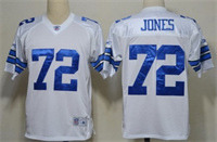  Mens NFL Jersey Legend Style Dallas Cowboys #72 Ed Jones White  