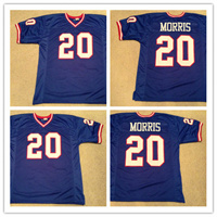  Mens New York Giants #20 Joe Morris Mitchell & Ness Retired Player Vintage Jersey - Royal Blue 
