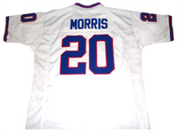  Mens New York Giants #20 Joe Morris Mitchell & Ness Retired Player Vintage Jersey - White 