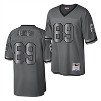  Mens New York Giants #89 Mark Bavaro Mitchell&Ness Throwback Charcoal Metal Legacy Jersey 