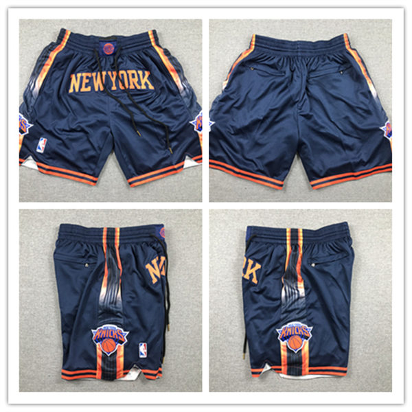  Mens New York Knicks Nike Black Statement Edition Shorts  