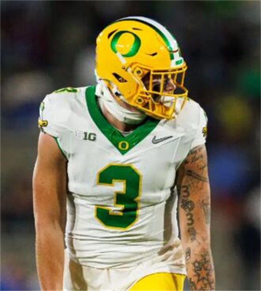  Mens Oregon Ducks #3 Terrance Ferguson F.U.S.E.Limmited 2024 White MIGHTY OREGON Football Game Jersey 