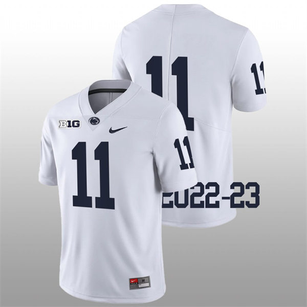  Mens Penn State Nittany Lions #11 Abdul Carter Nike White College Game Football Jersey
