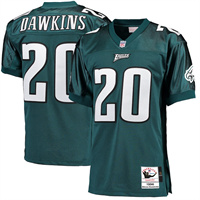  Mens Philadelphia Eagles #20 Brian Dawkins 1996 Green Mitchell&Ness NFL Throwback Jersey 