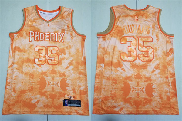  Mens Phoenix Suns #35 Kevin Durant 2023 Select Series Swingman Jersey - Orange 