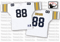  Mens Pittsburgh Steelers #88 Lynn Swann White Throwback Jersey 