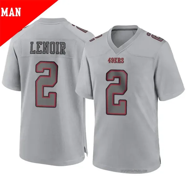  Mens San Francisco 49ers #2 Deommodore Lenoir Atmosphere Fashion Game Jersey 