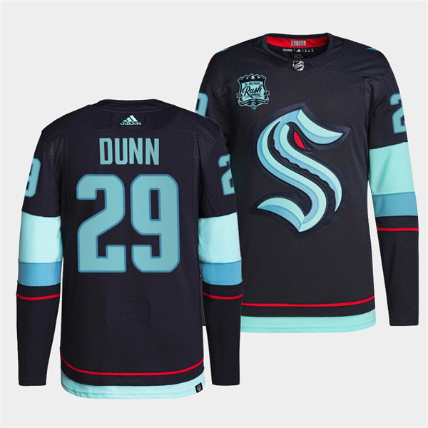  Mens Seattle Kraken #29 Vince Dunn adidas Home Navy Jersey 