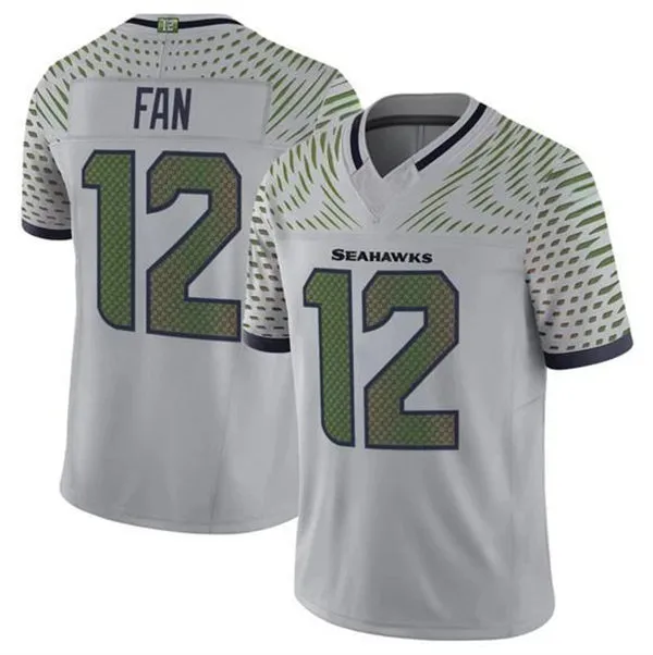  Mens Seattle Seahawks 12th Fan Nike Vapor F.U.S.E. Limited Soundwaves Rivalry Series Jersey 
