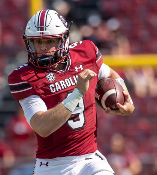  Mens South Carolina Gamecocks #9 Luke Doty Garnet College Football Game Jersey 
