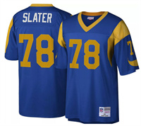  Mens St. Louis Rams #78 Jackie Slater Royal Blue 1979 Mitchell & Ness Throwback Jersey 