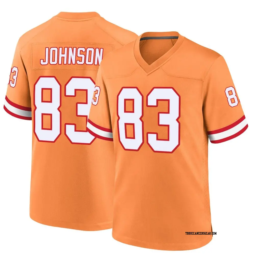  Mens Tampa Bay Buccaneers #83 Tez Johnson Nike Orange Retro Vapor F.U.S.E. Limited Jersey 